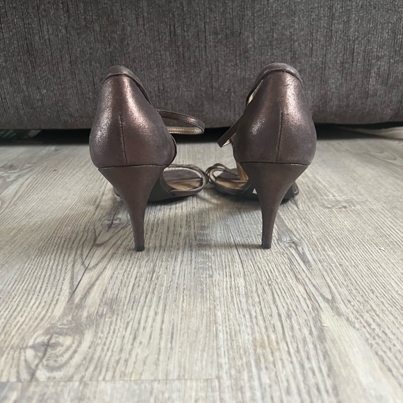 Gianni bini strap brown metallic womens size 10 shoes - Picture 4 of 6